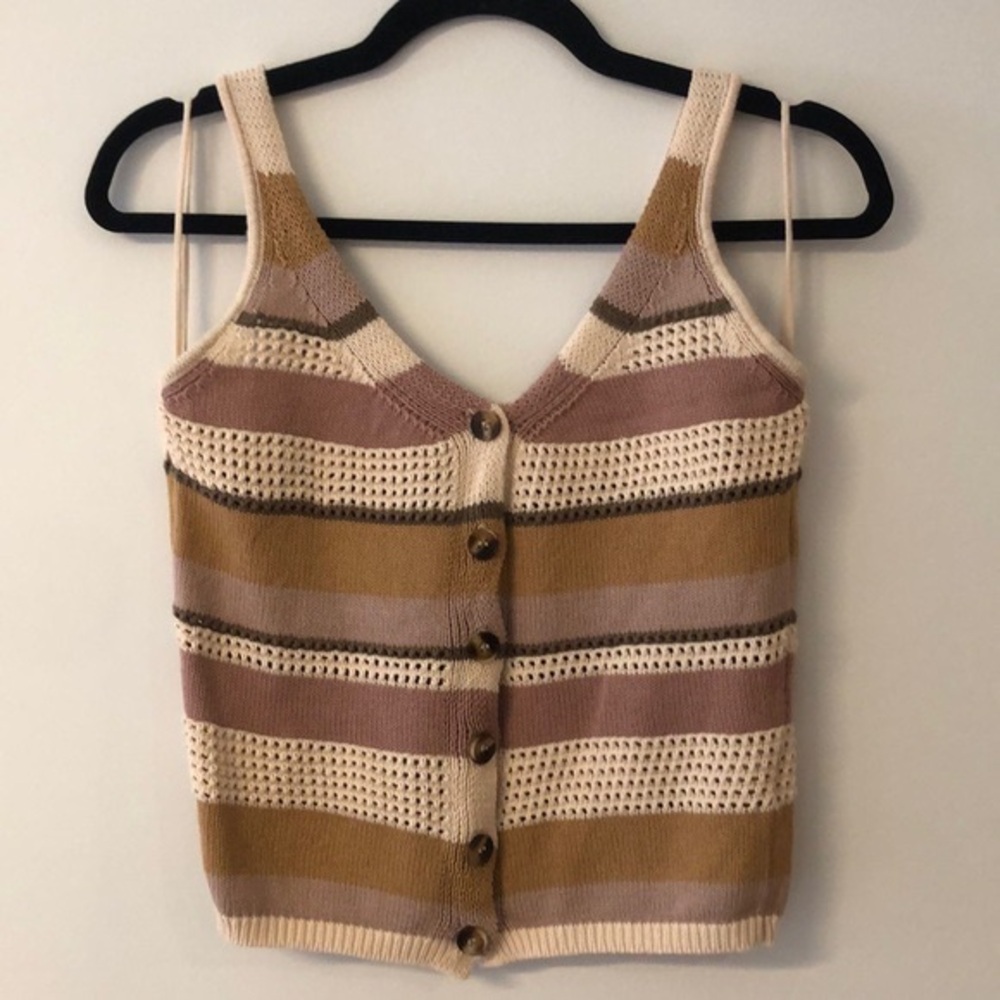Heartloom striped knit top